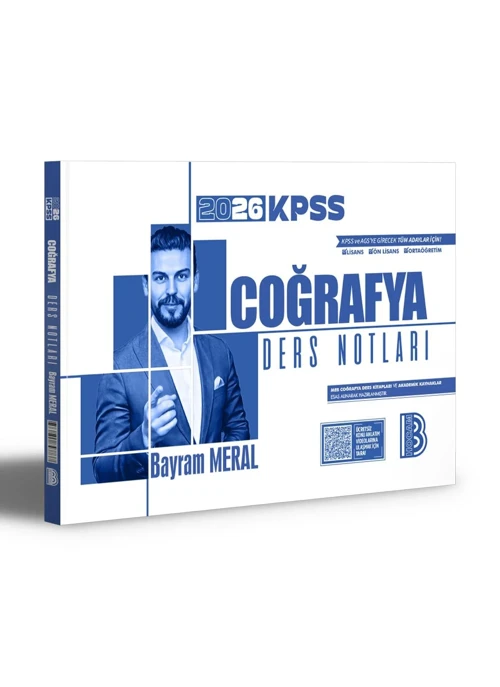 2026 KPSS Coğrafya Ders Notları(BAYRAM MERAL)
