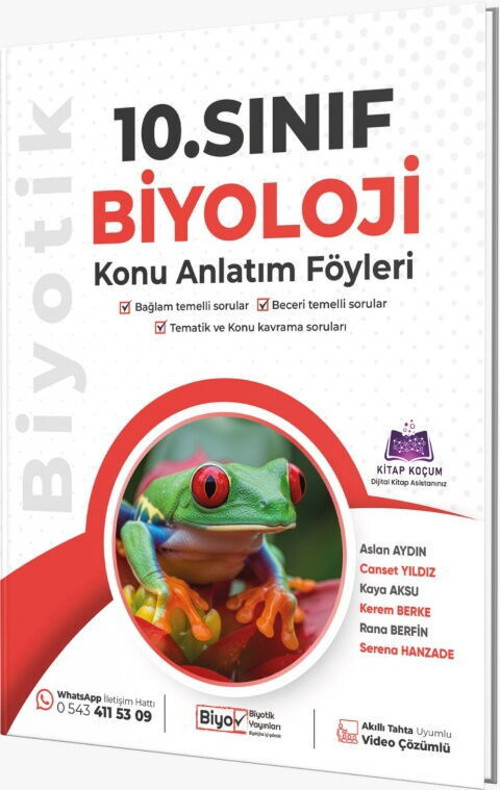 Biyotik 10. Sınıf Biyoloji Konu Anlatım Föyleri 2027 %100 Güncel Maarif Yeni Müfredat