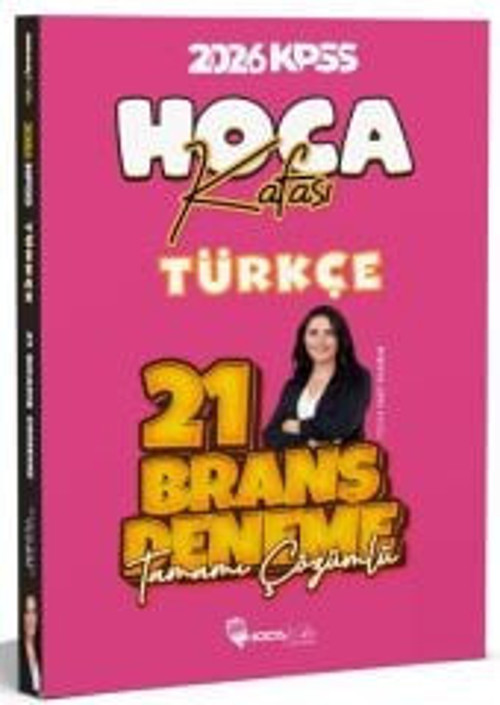 Hoca Kafası 2026 KPSS Türkçe 21 Deneme Çözümlü - Öznur Saat Yıldırım Hoca Kafası Yayınları