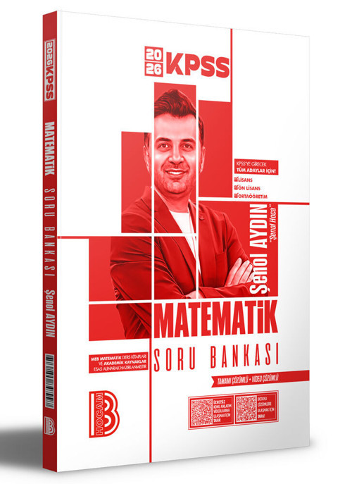 2026 KPSS Matematik Tamamı Video Çözümlü Soru BankasıŞenol AYDIN ( Şenol HOCA )