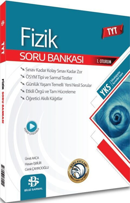 SARMAL TYT VİDEO ÇÖZÜMLÜ SORU BANKASI. FİZİK GÜNCEL MÜFREDAT YENİ ÜRÜN