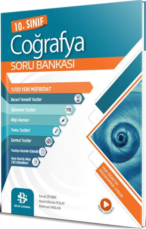 SARMAL 10.SINIF VİDEO ÇÖZÜMLÜ SORU BANKASI. COĞRAFYA GÜNCEL MÜFREDAT YENİ ÜRÜN
