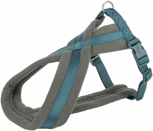 Premium Köpek Yürüyüş Göğüs Tasması M 45-80 Cm / 25 MM Petrol Mavisi
