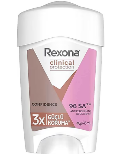 Clinical Protection Kadın Stick Deodorant Confıdence 3x Güçlü Koruma 45 ml