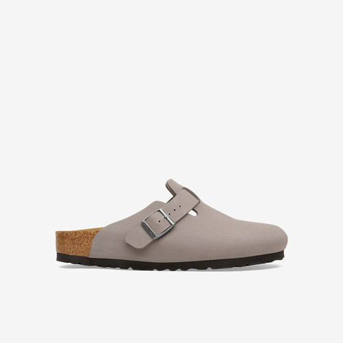 Kadın Terlik 1033135 Birkenstock BOSTON BF NU GREY TAUPE