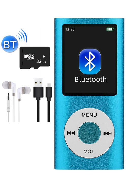 5007MP 32GB Tf Kart Hediyeli Metal Mp3 Player Renli Ekranlı Fm Radyolu Bluetoth lu Hafıza Kartı Girişli Müzik