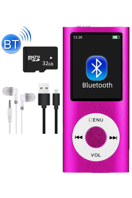 5007MP 32GB Tf Kart Hediyeli Metal Mp3 Player Renli Ekranlı Fm Radyolu Bluetoth lu Hafıza Kartı Girişli Müzik