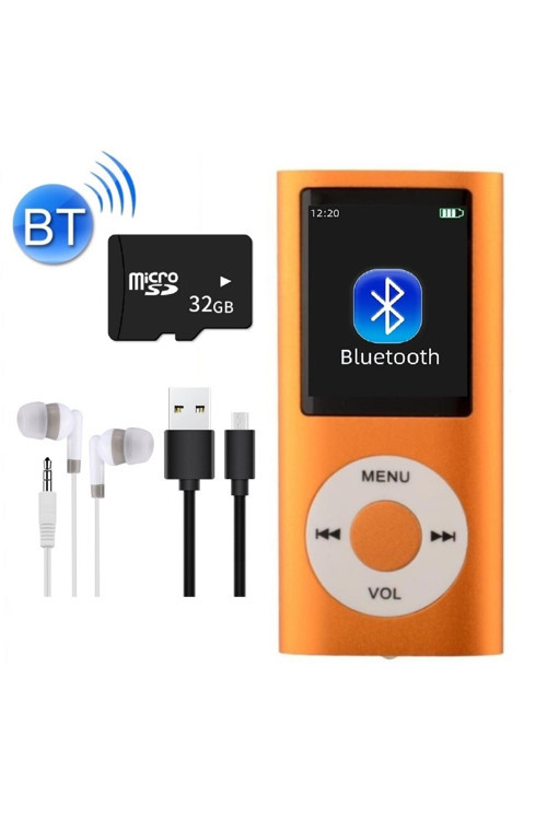 5007MP 32GB Tf Kart Hediyeli Metal Mp3 Player Renli Ekranlı Fm Radyolu Bluetoth lu Hafıza Kartı Girişli Müzik