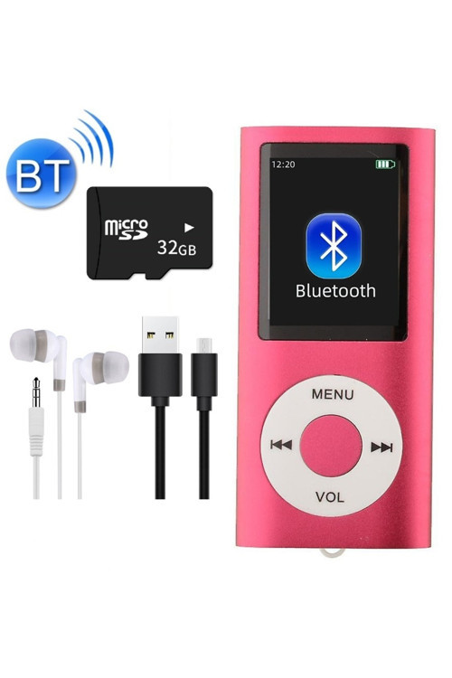 5007MP 32GB Tf Kart Hediyeli Metal Mp3 Player Renli Ekranlı Fm Radyolu Bluetoth lu Hafıza Kartı Girişli Müzik