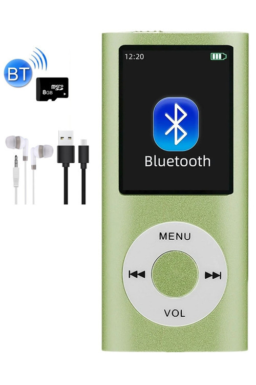 5007MP 8GB Tf Kart Hediyeli Metal Mp3 Player Renli Ekranlı Fm Radyolu Bluetoth lu Hafıza Kartı Girişli Müzik