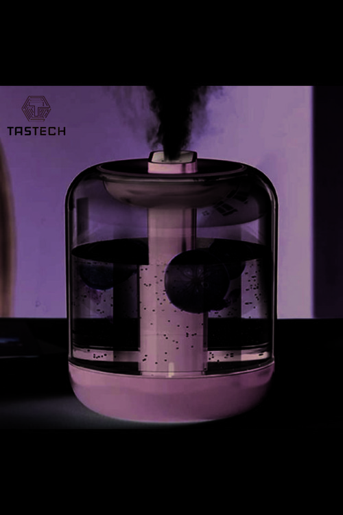 1L Sessiz Oda Hava Nemlendirici Gece Lambası Şarjlı Ev Ofis için Aroma Theraphy Uçucu Yağ Difüzör