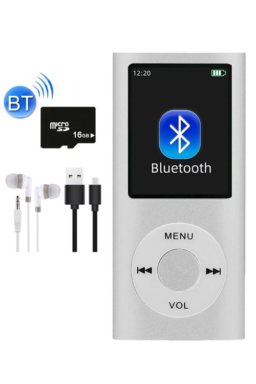 5007MP 16GB Tf Kart Hediyeli Metal Mp3 Player Renli Ekranlı Fm Radyolu Bluetoth lu Hafıza Kartı Girişli Müzik