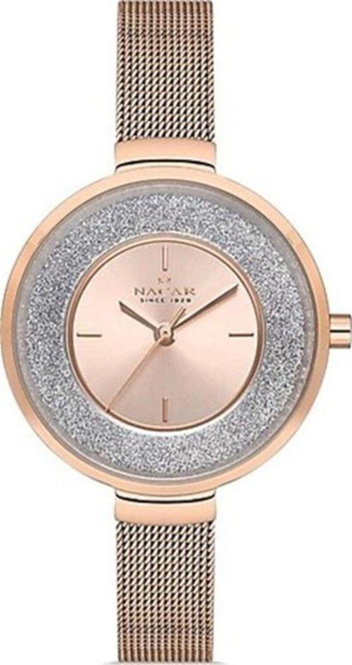 NC33-398855-RRMS Pembe Hasır Band Kadın Kol Saati