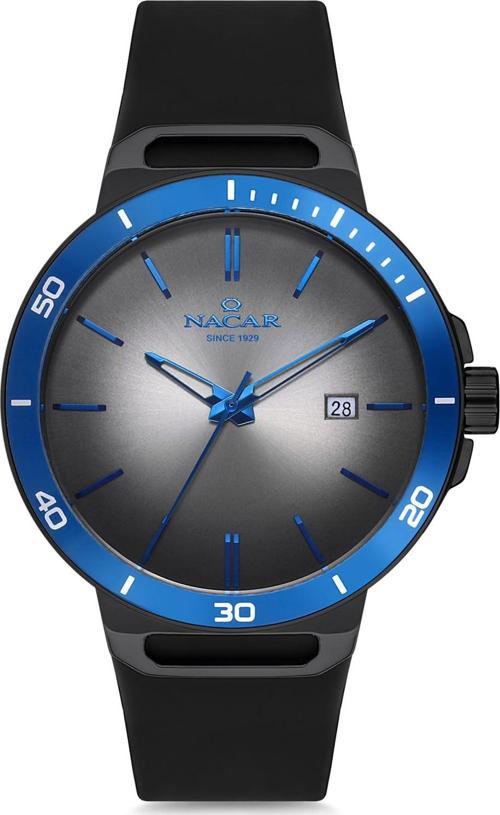 NC34-290403-BBS1 Siyah Silikon Erkek Kol Saati