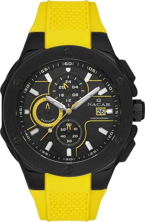 NC34-29B554-BBS5 Sarı Silikon Erkek Kol Saati