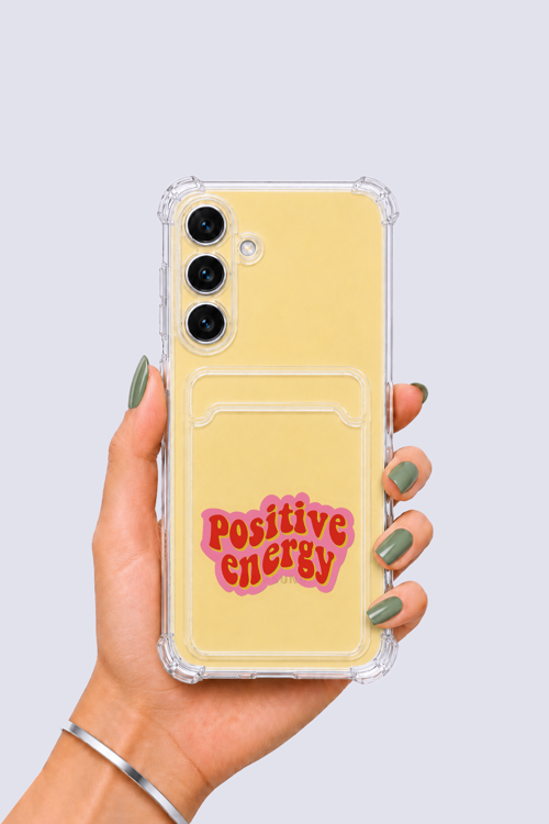 Samsung Galaxy S24 FE Kartlıklı Pozitif Enerji Desenli Kılıf - GESA551346-1153