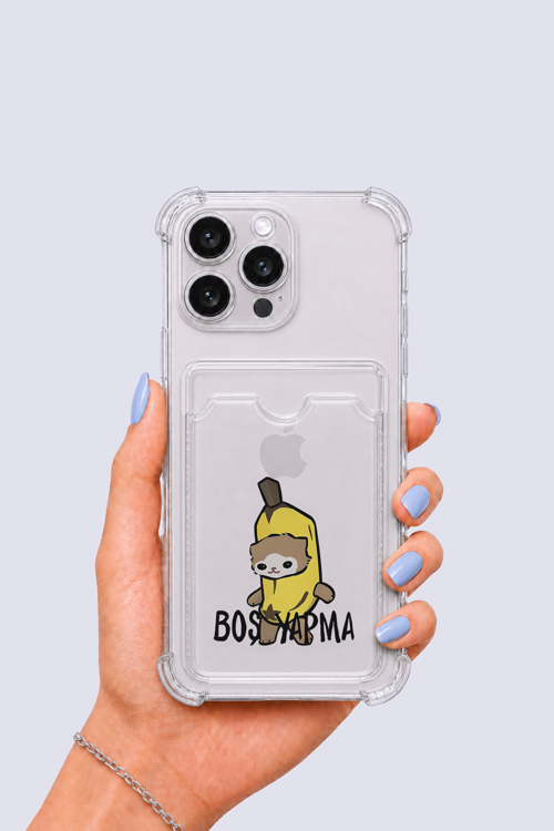 iPhone 16 Pro Max Kartlıklı Boş Yapma Desenli Kılıf - GESA557857-9813