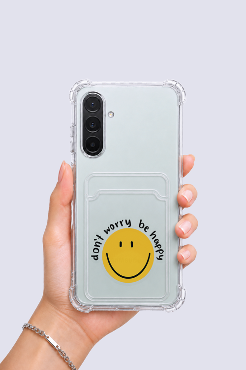 Samsung Galaxy A56 Kartlıklı Gülücük Desenli Kılıf - GESA556121-9439