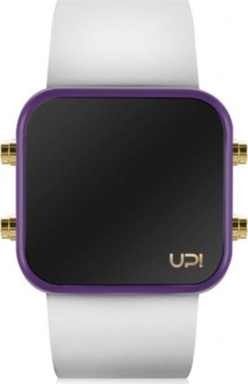 Kadın Kol Saati Led Mını Gold Purple Whıte
