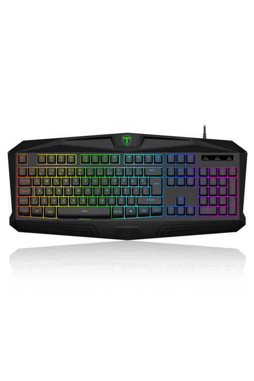 TANKER, T-TGK106, USB Kablolu, Türkçe Q, Rainbow Backlight, Membran Tuşlar, 104 Tuşlu, Gami