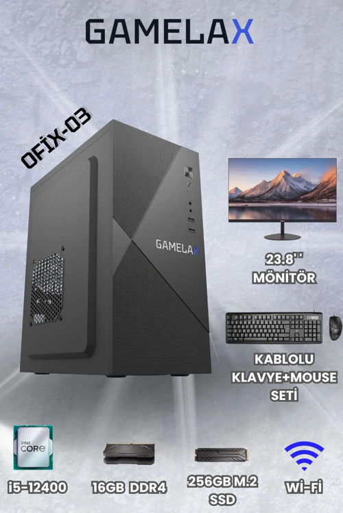 Ofix-03- Dahua 23,8 Monitor - Klavye Mouse Full Set