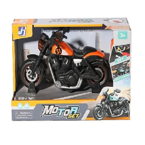 Oyuncak Sesli-Işıklı Sürtmeli Motosiklet C5809-8080A-10