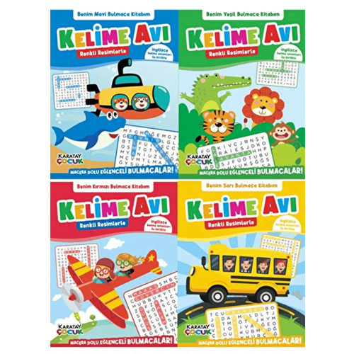 4E Kelime Avı- Bulmacalar/4 Kitap