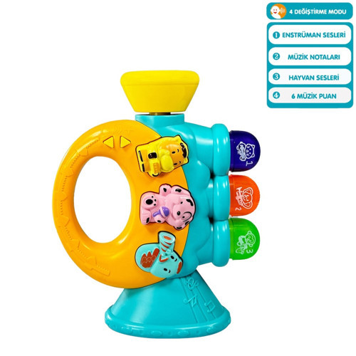 Işıklı Ve Müzikli Trompet Bebek Piyanosu VRD-JLG-855-38A