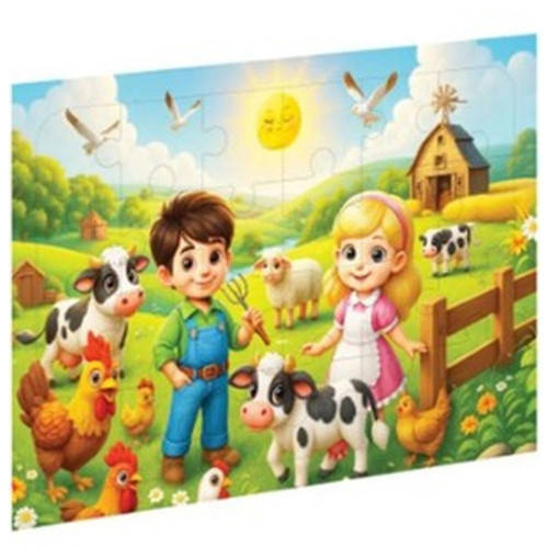 Puzzle Çiftlik Ahşap Caahs-3500