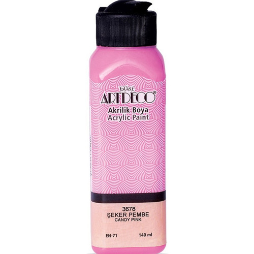 Akrilik Boya 140 ML Şeker Pembe 070R-3678