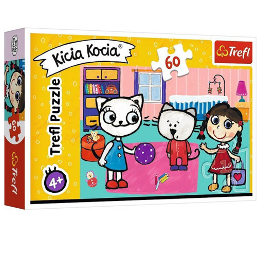 Puzzle 60 Parça Kittykit With Friends Kicia Kocia 33x22 Cm17343