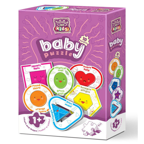 Puzzle Renkler Ve Şekiller Baby 5823