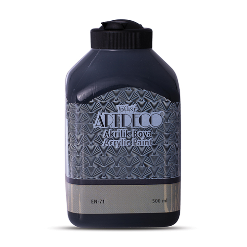 Akrilik Boya 500 ML Siyah 70L-3618