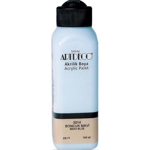 Akrilik Boya 140 ML Boncuk Mavi 070R-3014