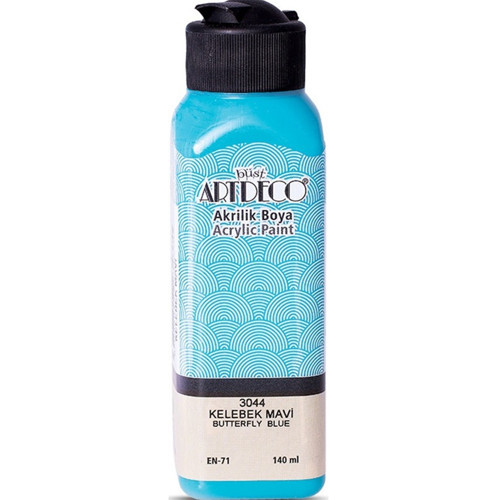 Akrilik Boya 140 ML Kelebek Mavi 070R-3044