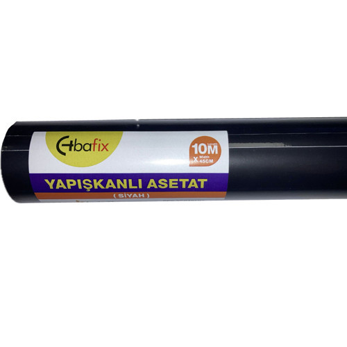 Yapışkanlı Rulo 45x10 Mt Siyah BFX-YFR4510S