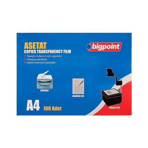 Fotokopi Asetatı A4 100 Lü BP699