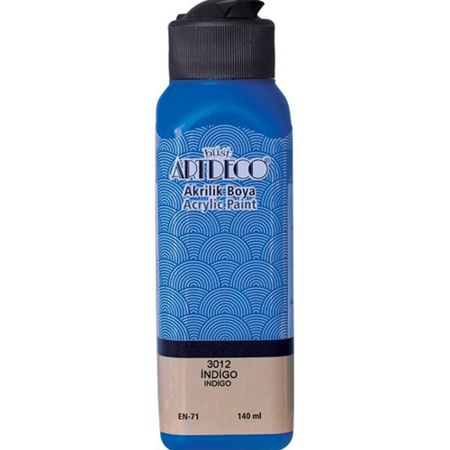 Akrilik Boya 140 ML İndigo 070R-3012