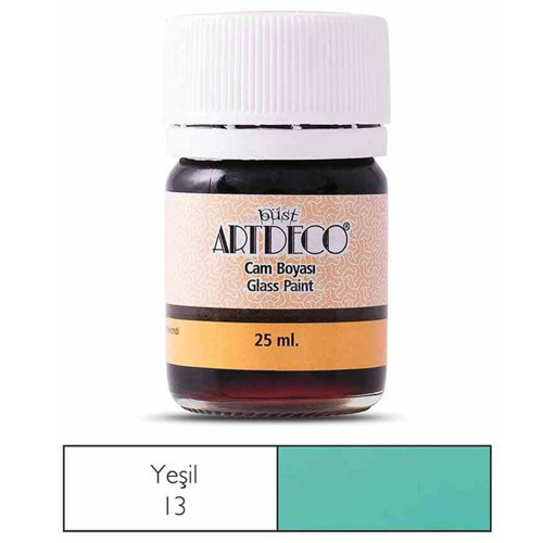 Cam Boyası 25 Ml Öğrenci Tipi 13 Yeşil
