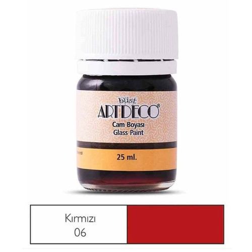 Cam Boyası 25 Ml Öğrenci Tipi 06 Kırmızı