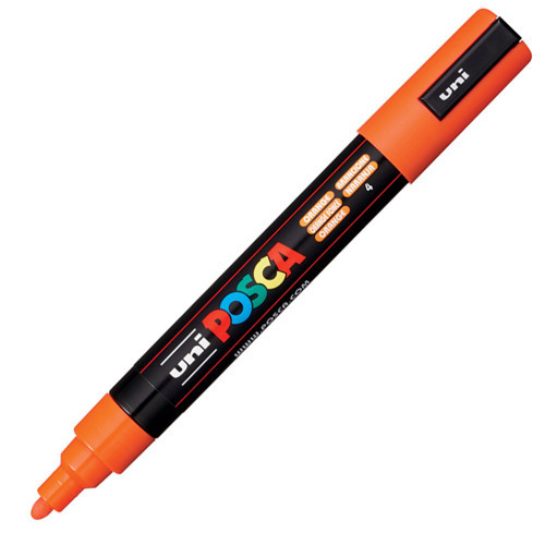 Posca 1.8-2.5 Su Bazlı Poster Markörü Turuncu Pc-5M