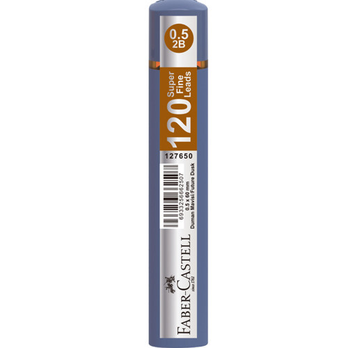 Faber Min Grip Soft T, Tit Duman Mavisi 0.5 MM 5030 127650 120 li