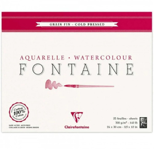 Clairefontaine 24x30 Cm 300 Gr.10 Yp Dokulu Uzun Kenarı