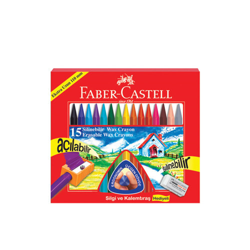Faber Mum Boya Silinebilir 15 Renk 5281 122715