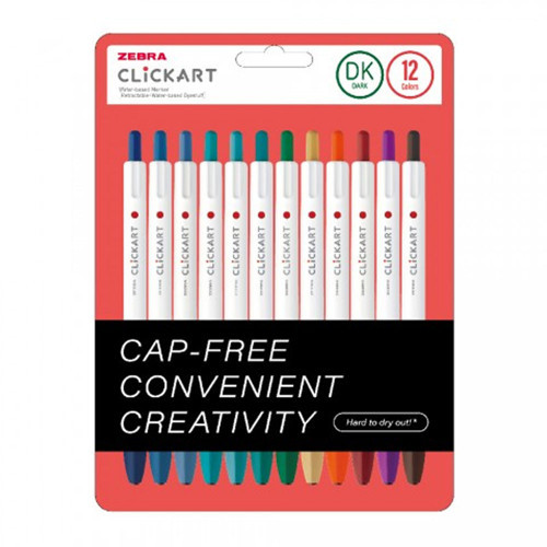 Clickart Market Pen Dk 12 Lı Set