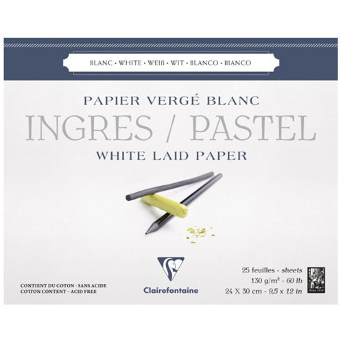 Ingres Pastel White Blk 24x30 130g.25yp Uz Kn Yp-