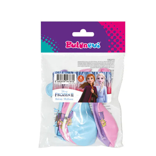 Balon 4+1 Frozen 2 Baskılı 12" 8 Li