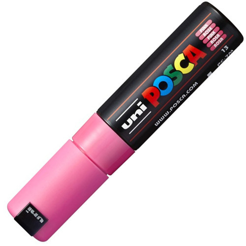 Posca 4.5-5.5 Su Bazlı Poster Markörü Pembe PC-7M