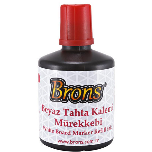 Tahta Kalem Mürekkebi 100 CC Kırmızı BR-355