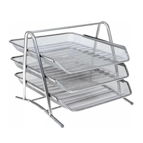 Evrak Rafı Metal Perforeli 3 Lü Gri BFX-MER9205G